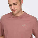 Camiseta Only&Sons Mace Burlwood - ECRU