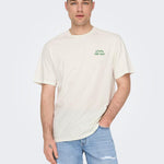 Camiseta Only&Sons Mace - ECRU