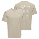 Camiseta Only&Sons Mace Silver Lining - ECRU