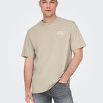 Camiseta Only&Sons Mace Silver Lining - ECRU