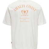 Camiseta Only&Sons Milo Amalfi Coast - ECRU