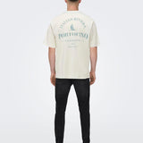 Camiseta Only&Sons Milo Portofino - ECRU