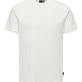 Camiseta Only&Sons Motob Life White - ECRU