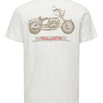 Camiseta Only&Sons Motob Life White - ECRU