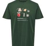 Camiseta Only&Sons Ole Gear Cilantro - ECRU