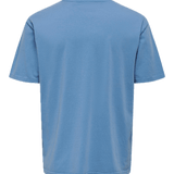 Camiseta Only&Sons Ron Blissful Blue - ECRU