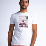 Camiseta Petrol Industries Highswide - ECRU