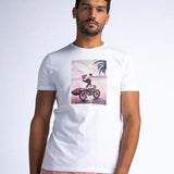 Camiseta Petrol Industries Highswide - ECRU