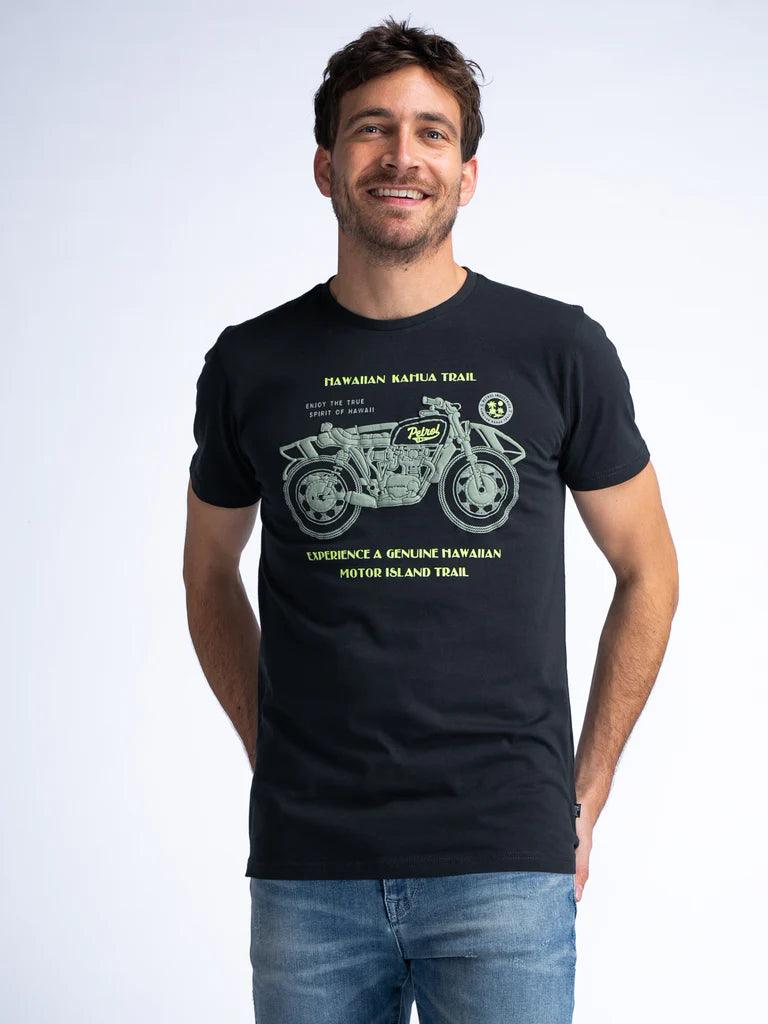 Camiseta Petrol Industries Lagoonize - ECRU