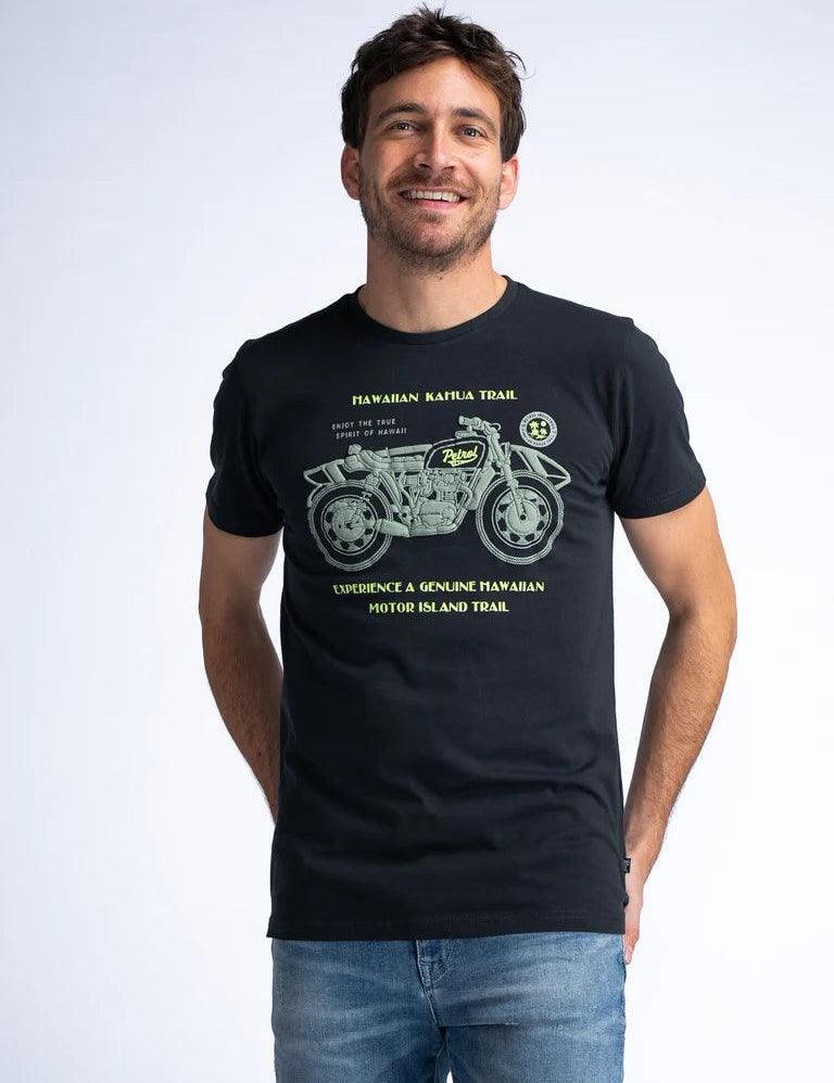 Camiseta Petrol Industries Lagoonize - ECRU