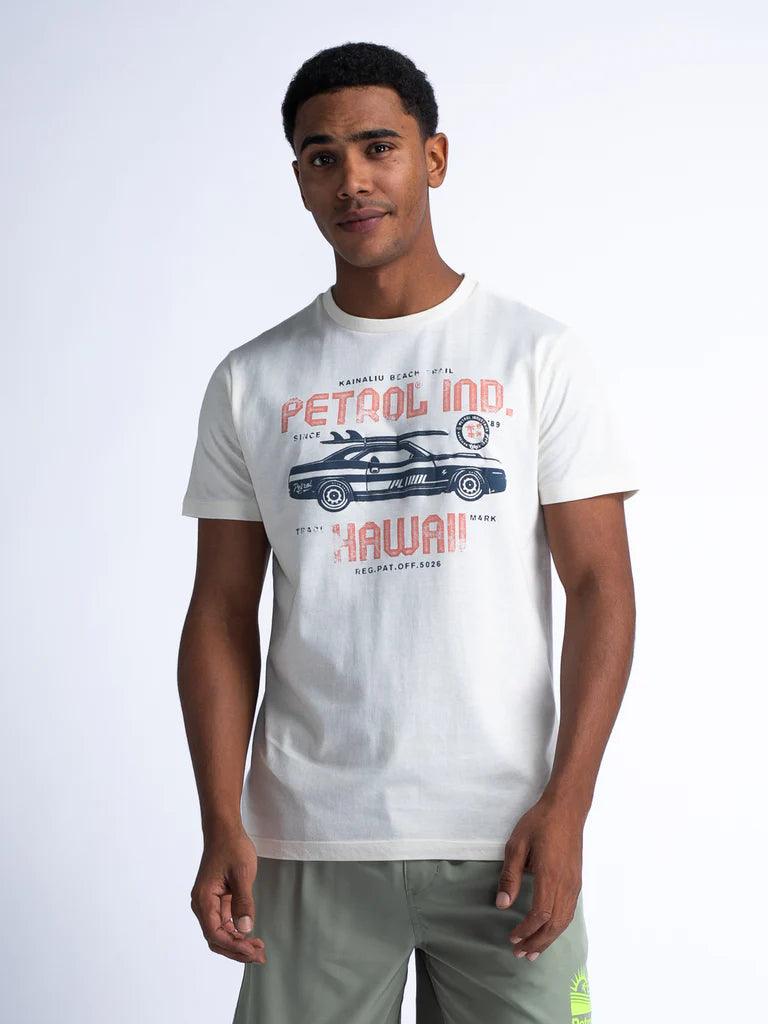 Camiseta Petrol Industries Stroll - ECRU