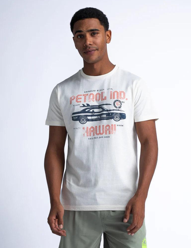 Camiseta Petrol Industries Stroll - ECRU