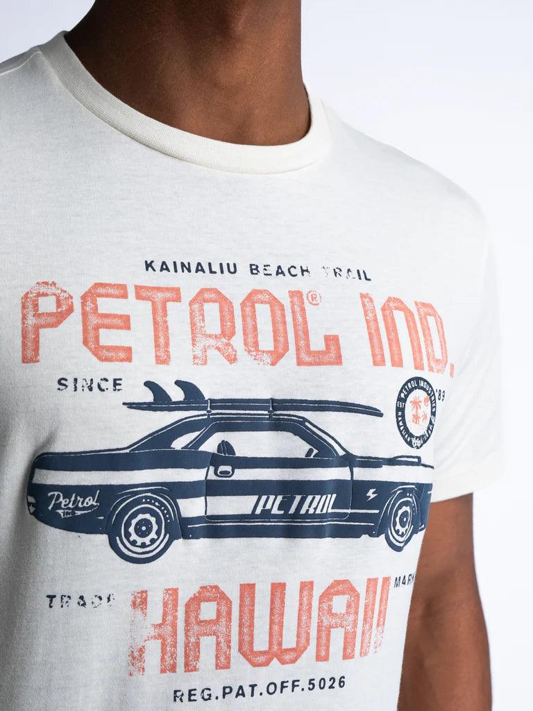 Camiseta Petrol Industries Stroll - ECRU