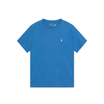 Camiseta Polo Ralph Lauren Azul New England de Punto Custom Slim Fit - ECRU