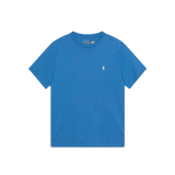 Camiseta Polo Ralph Lauren Azul New England de Punto Custom Slim Fit - ECRU