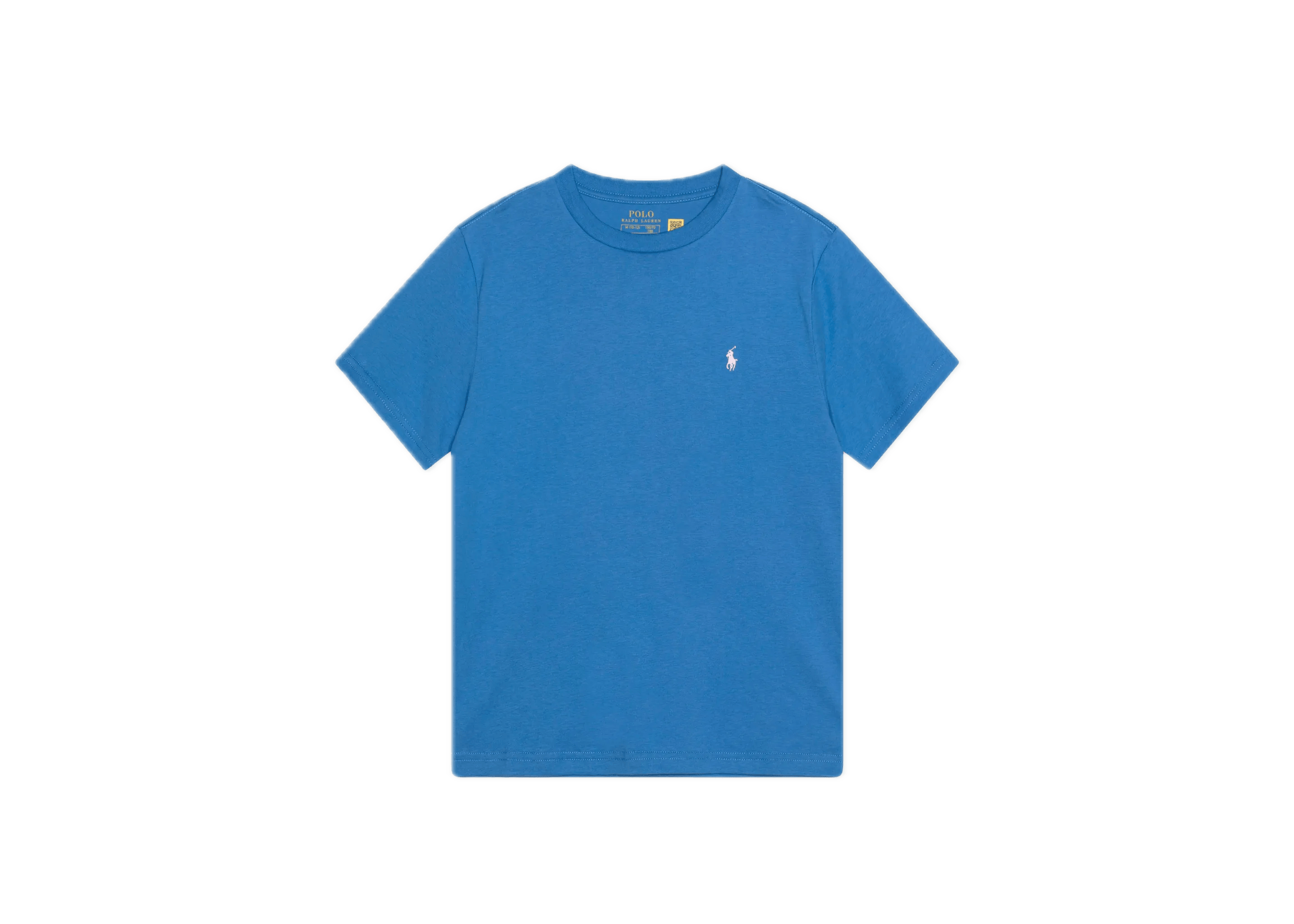 Camiseta Polo Ralph Lauren Azul New England de Punto Custom Slim Fit - ECRU