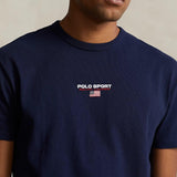 Camiseta Polo Ralph Lauren Classic Fit de punto Polo Sport Azul - ECRU