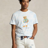 Camiseta Polo Ralph Lauren Polo Bear Classic Fit Tie-Dye - ECRU