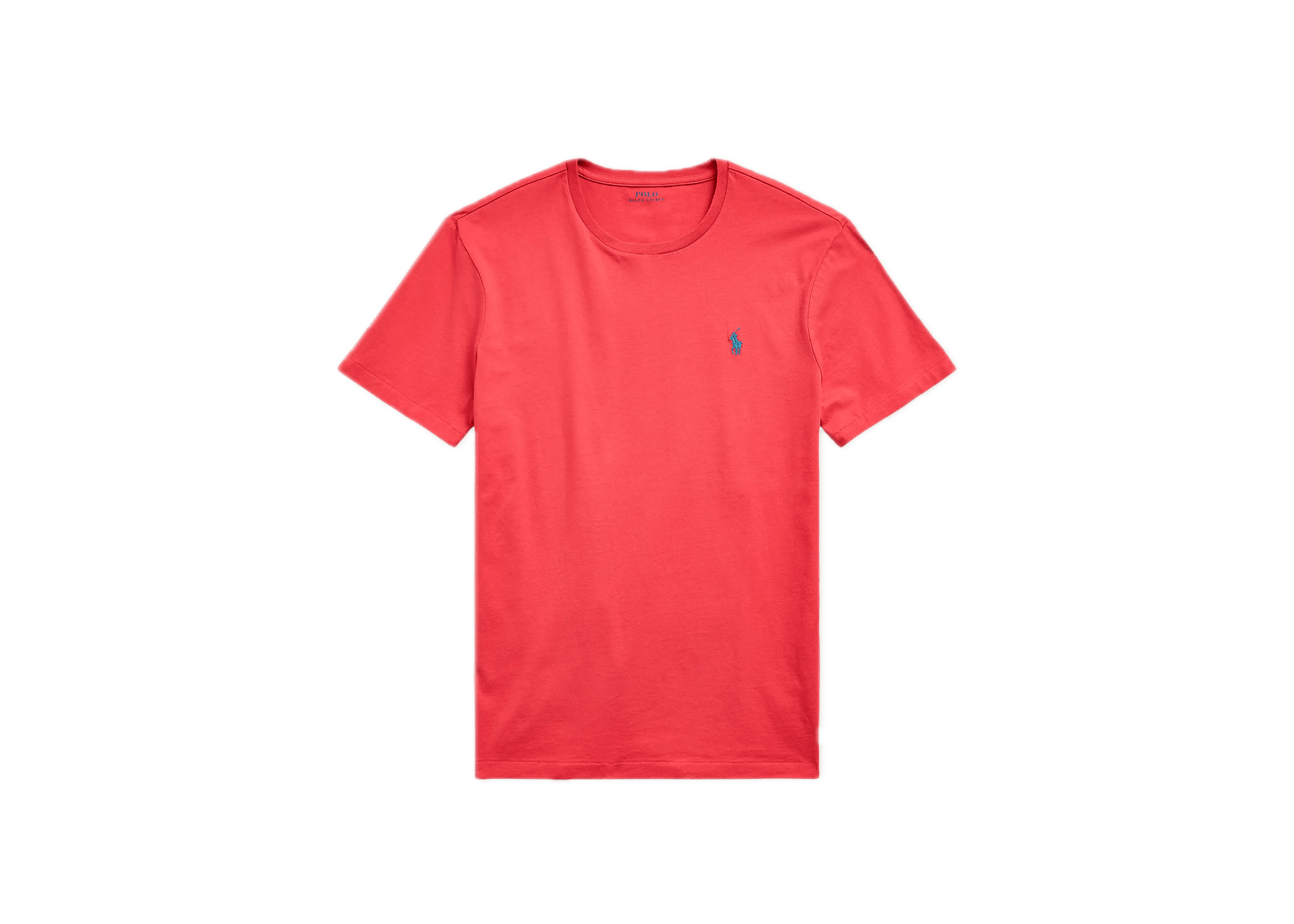 Camiseta Polo Ralph Lauren Rojo Nantucket de Punto Custom Slim Fit - ECRU