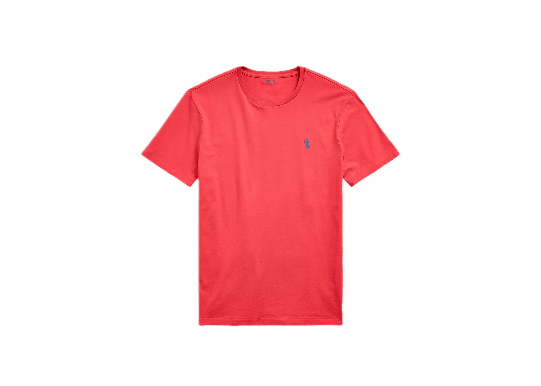 Camiseta Polo Ralph Lauren Rojo Nantucket de Punto Custom Slim Fit - ECRU