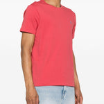 Camiseta Polo Ralph Lauren Rojo Nantucket de Punto Custom Slim Fit - ECRU