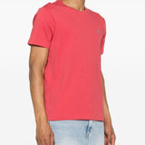 Camiseta Polo Ralph Lauren Rojo Nantucket de Punto Custom Slim Fit - ECRU