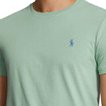 Camiseta Polo Ralph Lauren Verde Celadon de Punto Custom Slim Fit - ECRU