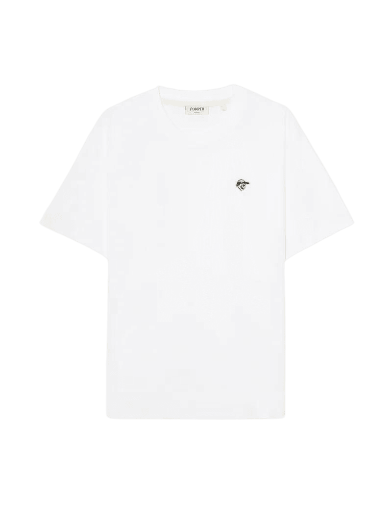 Camiseta Pompeii White Emilio - ECRU