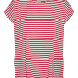 Camiseta Rayas Aware Ava Pristine Raspberry Sorbet - ECRU