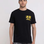 Camiseta Replay de Punto con Estampado Speed Shop - ECRU