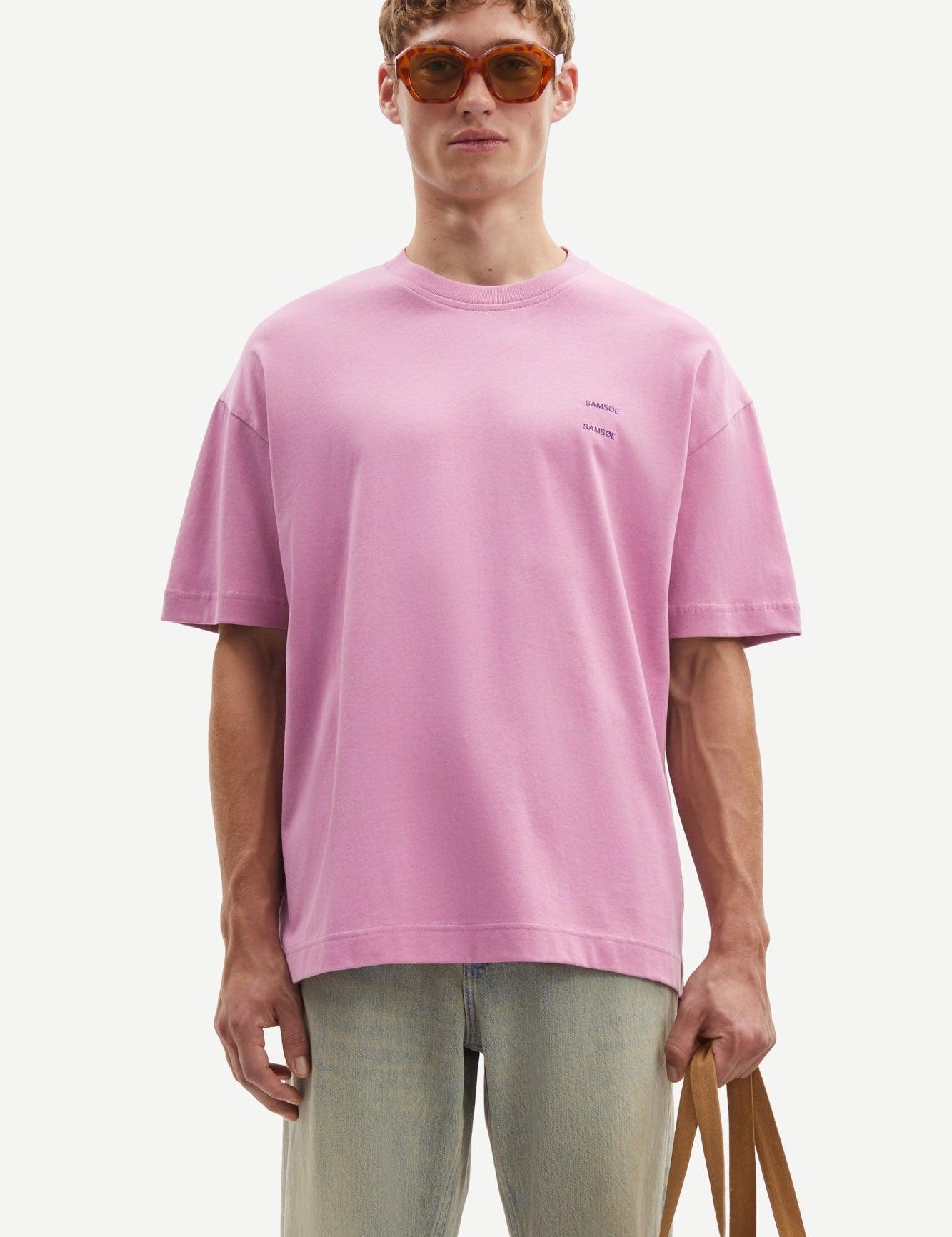 Camiseta Samsøe Samsøe Joel 11415 Orchid Haze - ECRU