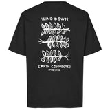 Camiseta Samsøe Samsøe Sawind uni Black Connected - ECRU