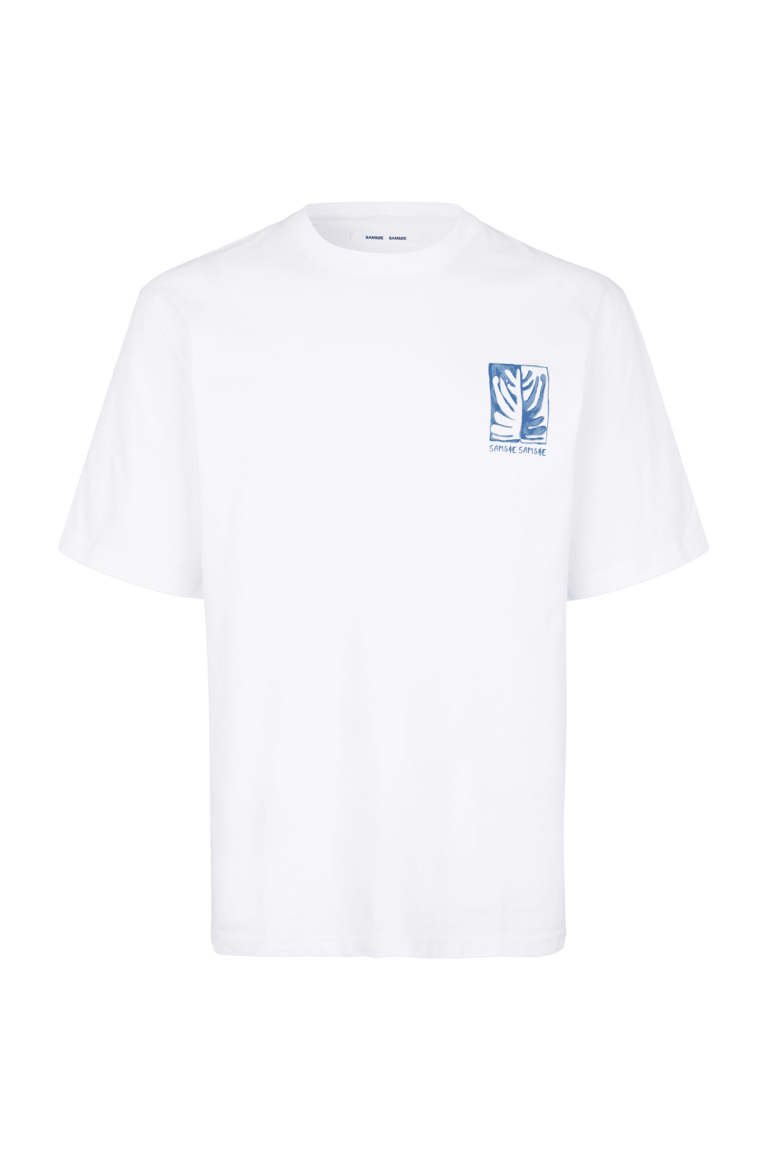 Camiseta Samsøe Samsøe Sawind uni White Earth Beat - ECRU