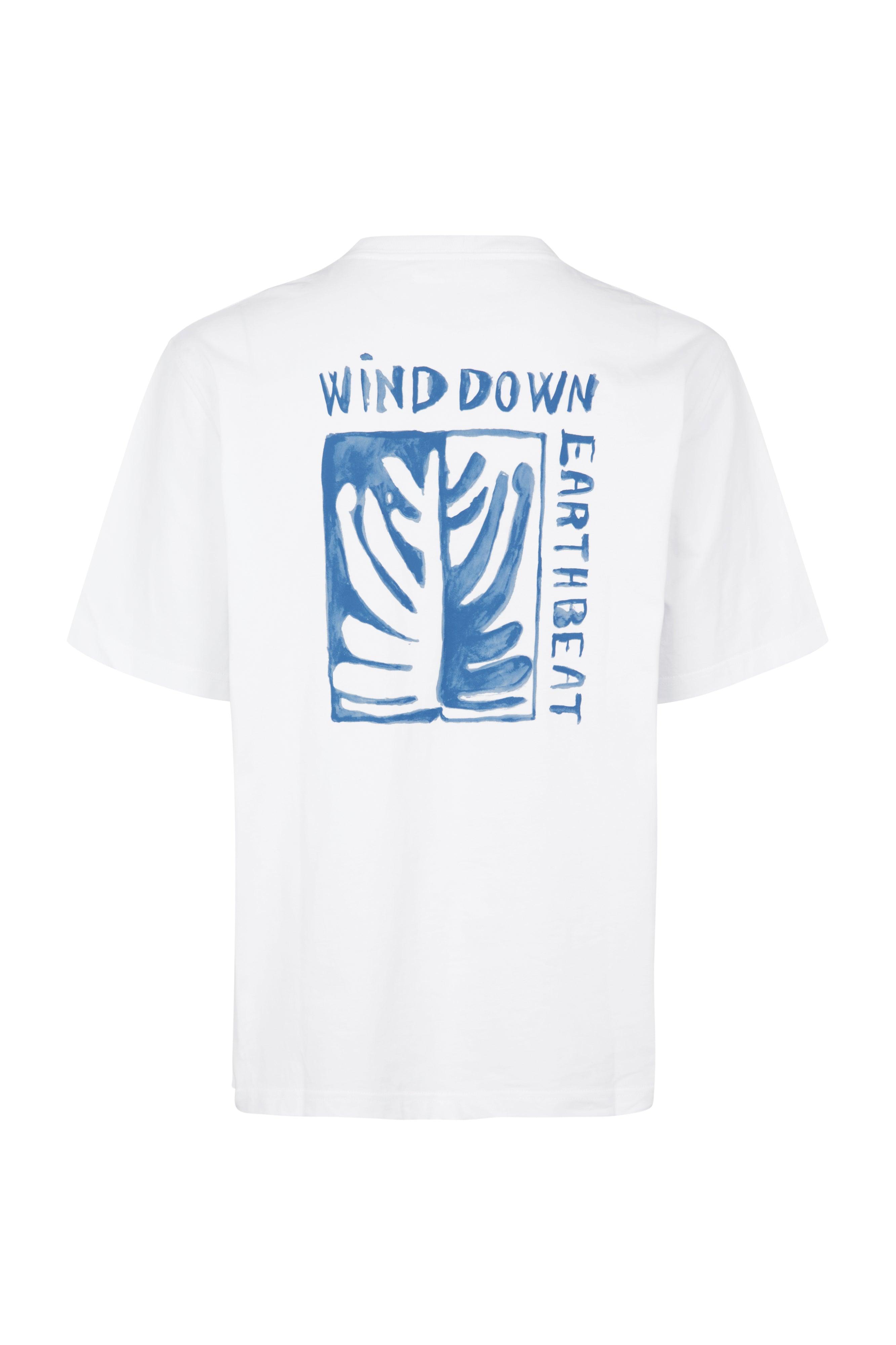 Camiseta Samsøe Samsøe Sawind uni White Earth Beat - ECRU