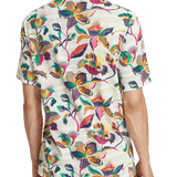 Camiseta Scotch and Soda Regular Fit Algodón Orgánico Print Allover - ECRU