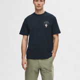 Camiseta Selected Relaxaries Sky Captain - ECRU