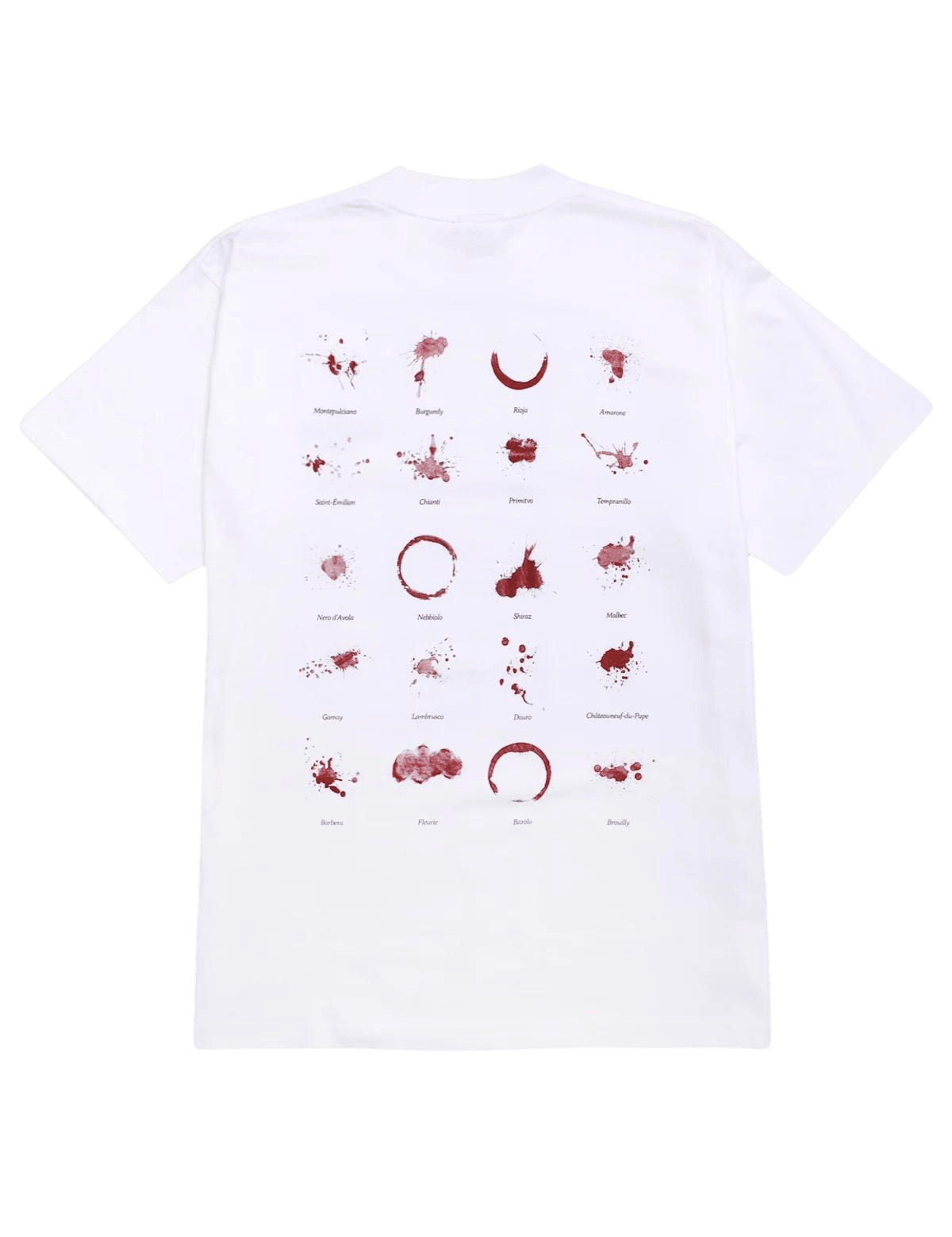 Camiseta Service Works Wine Spill Blanca - ECRU