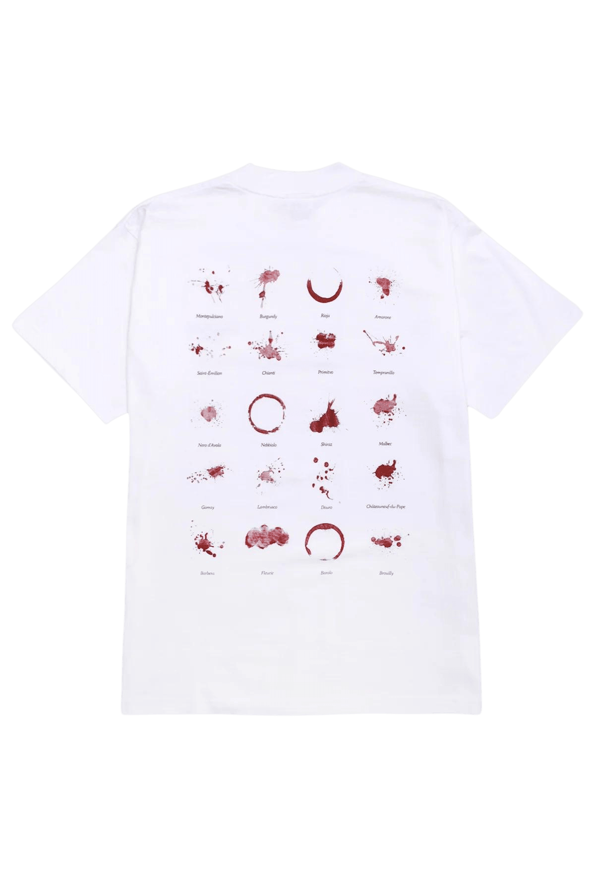 Camiseta Service Works Wine Spill Blanca - ECRU