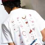 Camiseta Service Works Wine Spill Blanca - ECRU