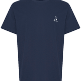 Camiseta !Solid Ilias Insignia Blue - ECRU