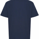 Camiseta !Solid Ilias Insignia Blue - ECRU