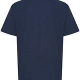 Camiseta !Solid Ilias Insignia Blue - ECRU