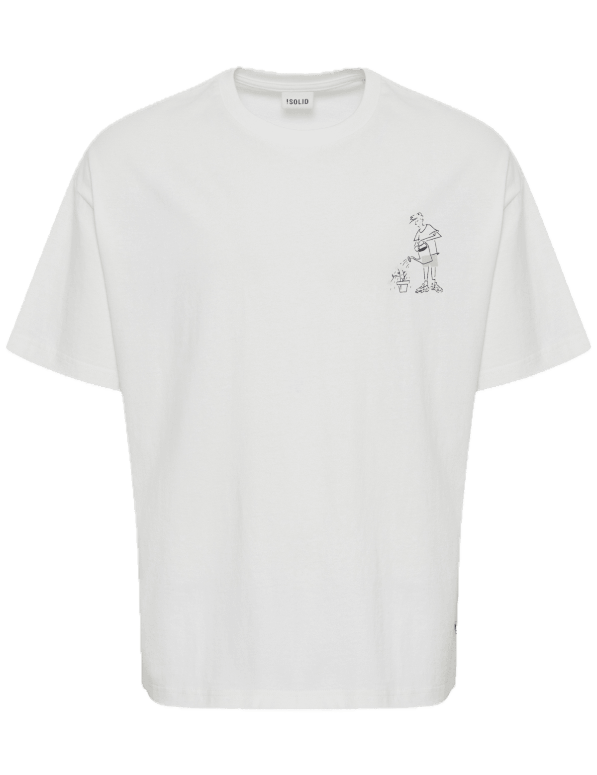 Camiseta !Solid Imre Off White - ECRU