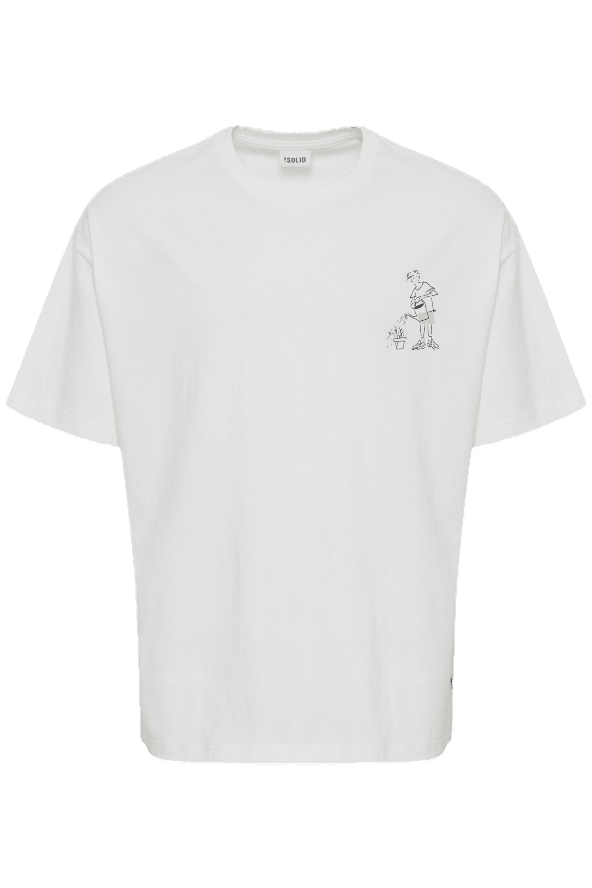 Camiseta !Solid Imre Off White - ECRU