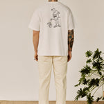 Camiseta !Solid Imre Off White - ECRU