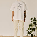 Camiseta !Solid Imre Off White - ECRU