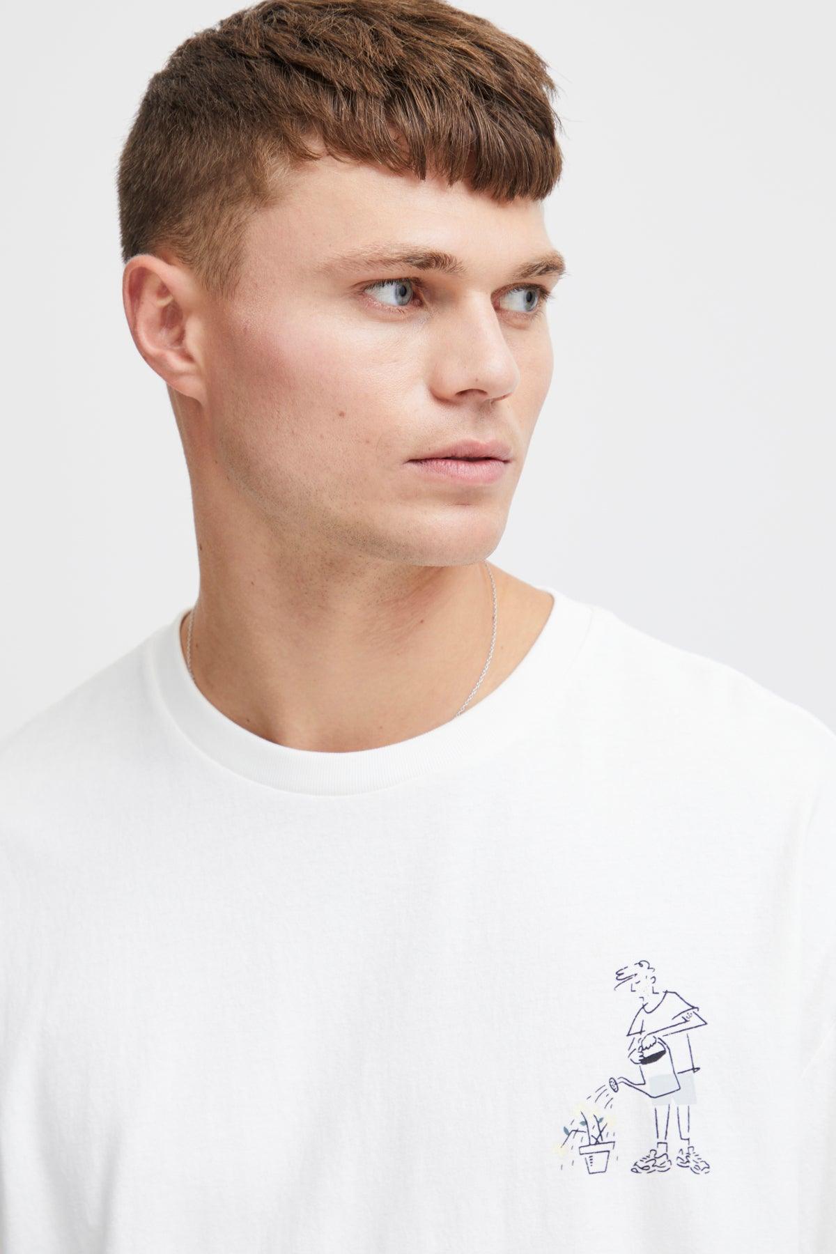 Camiseta !Solid Imre Off White - ECRU