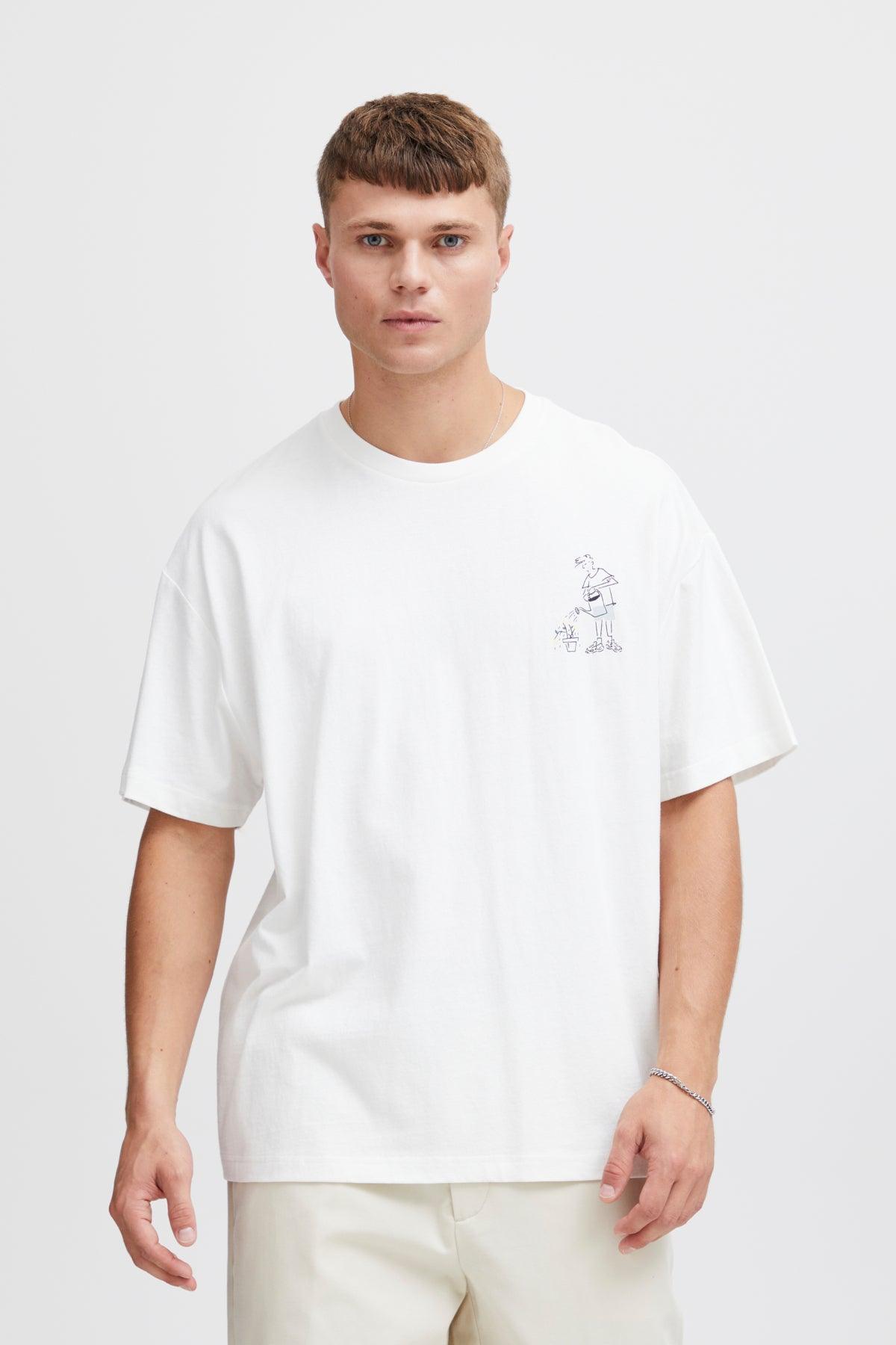 Camiseta !Solid Imre Off White - ECRU