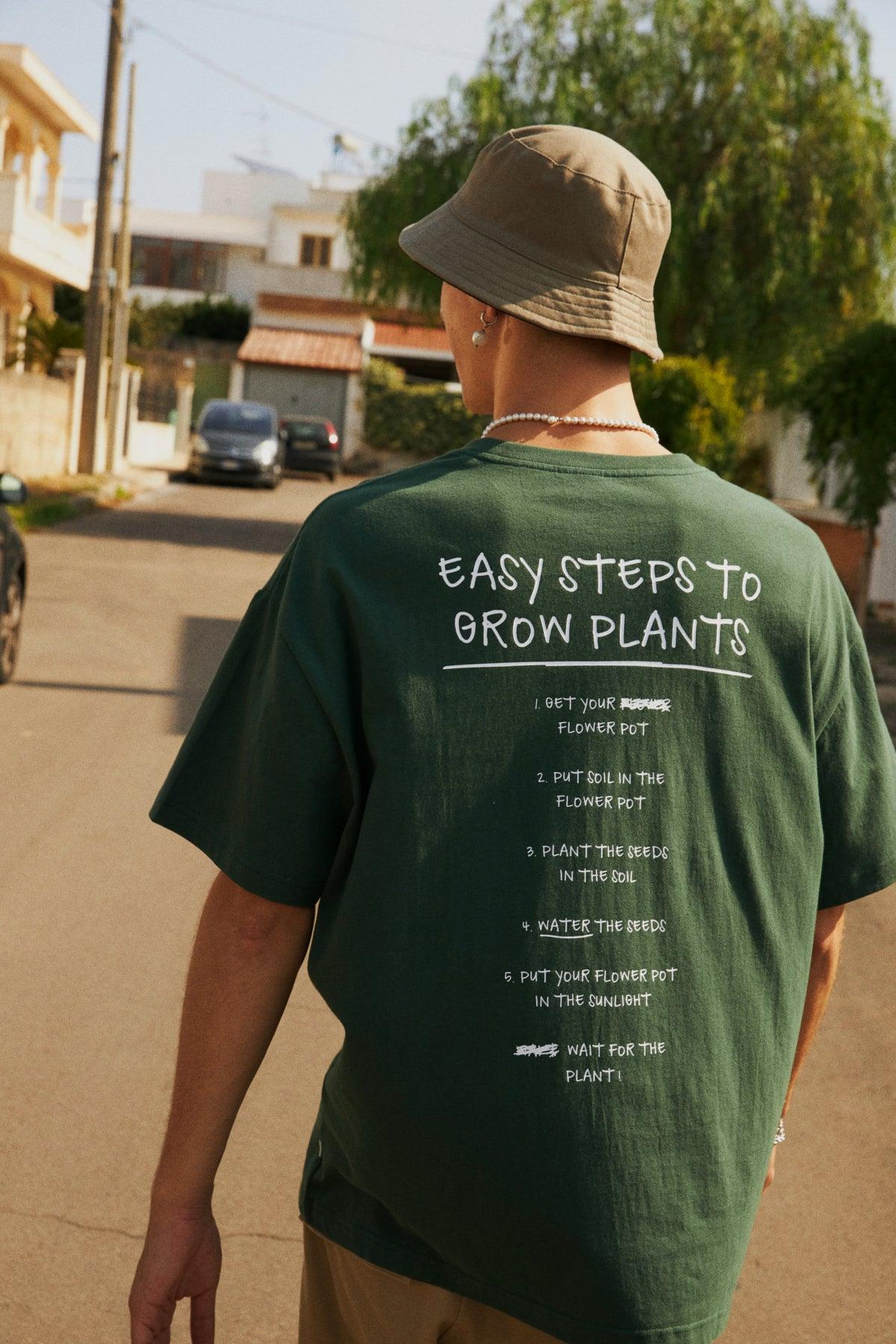 Camiseta !Solid Imsir Garden Topiary - ECRU