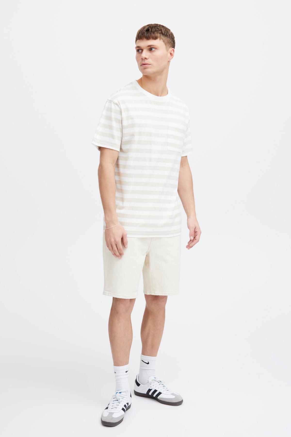 Camiseta !Solid Isaam Off White - ECRU